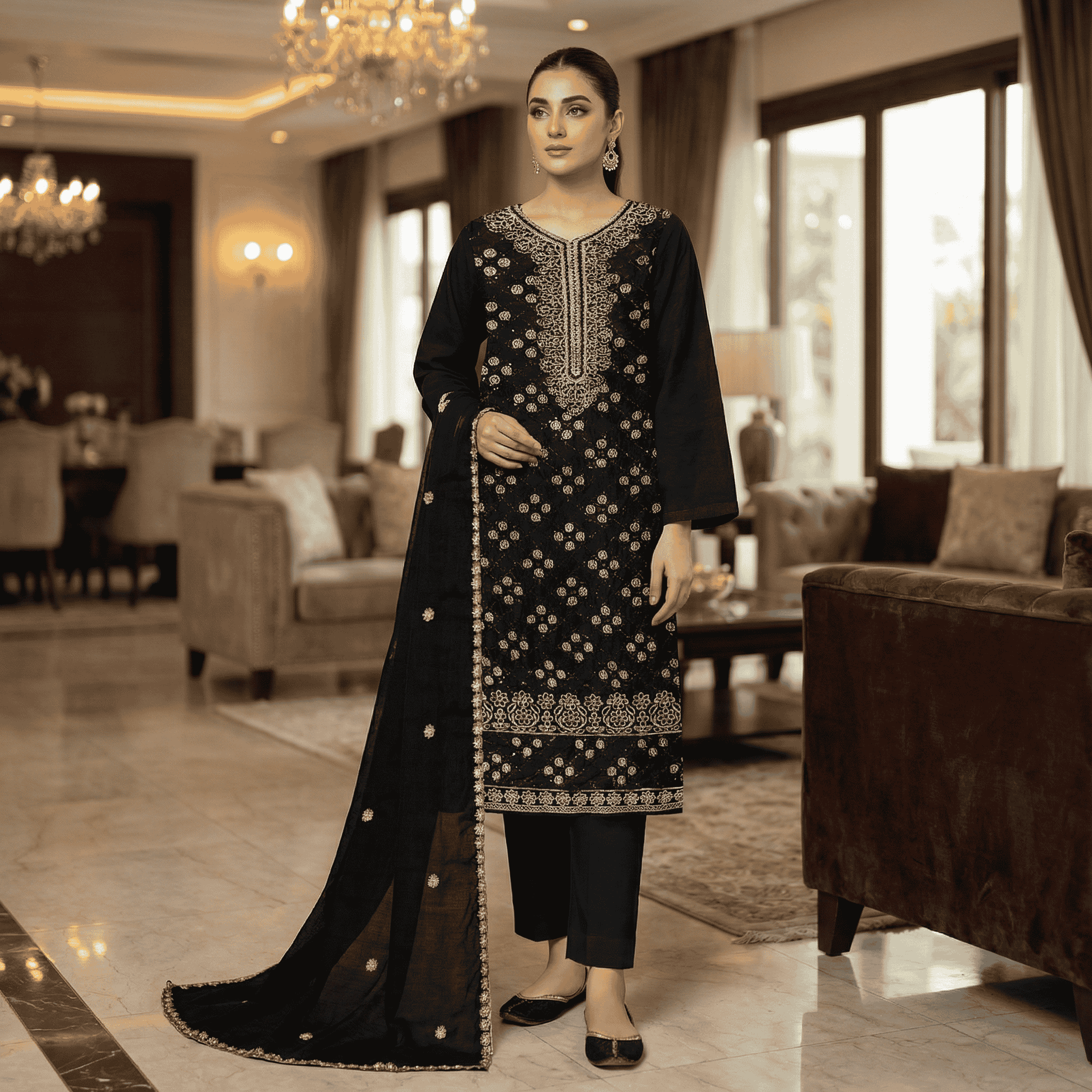 Lawn(Cotton)ماہِ روح - 3